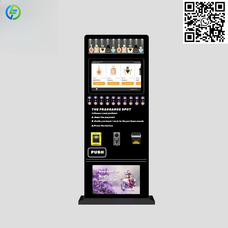 Commercial Vending Machine - カスタマイズ可能な人気卸売ショッピングモール商業街自立型フレグランススプレーと香水販売自動販売機