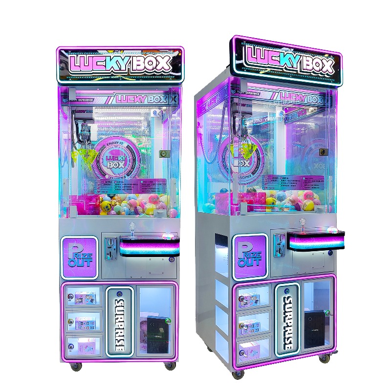 Bill Acceptor Vending - カスタム25インチ業務用クレーンゲーム機、コイン式、ラッキーボックスキャンディトイと紙幣識別機付き