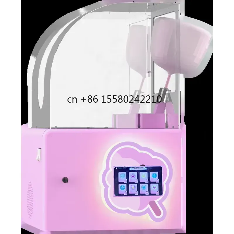 Commercial Vending Machine - 2026年人気商品 半自動小型綿菓子機 無人11台販売機 業務用綿菓子メーカー
