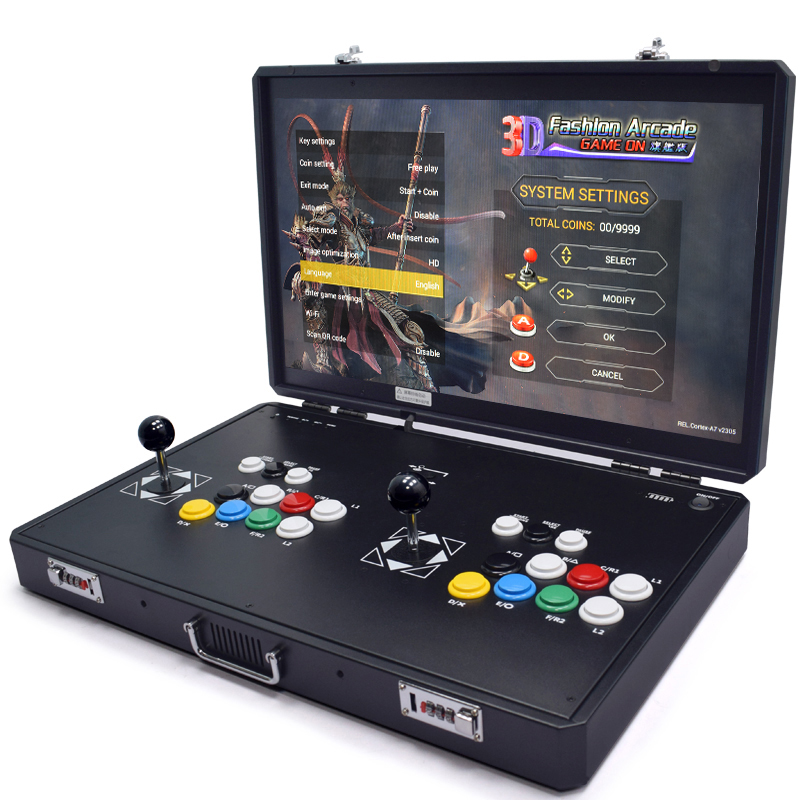 Arcade Vibes - Pandora H3-LCDアーケードコンソール,2プレーヤーPCBボード,レトロビデオ,テーブル,バートップマシン,23000ゲーム,24インチ