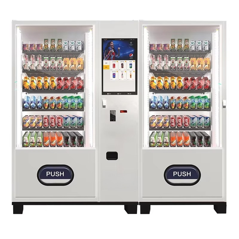 Commercial Vending Machine - 自動冷蔵飲料販売機スマート飲料スナック食品ディスペンサー商業用小売機器キオスク