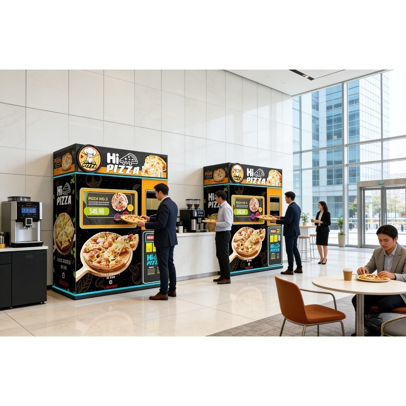 Commercial Vending Machine - 自動ピザ製造販売機 出来立てピザ 屋外フード販売機 業務用ベストセラー