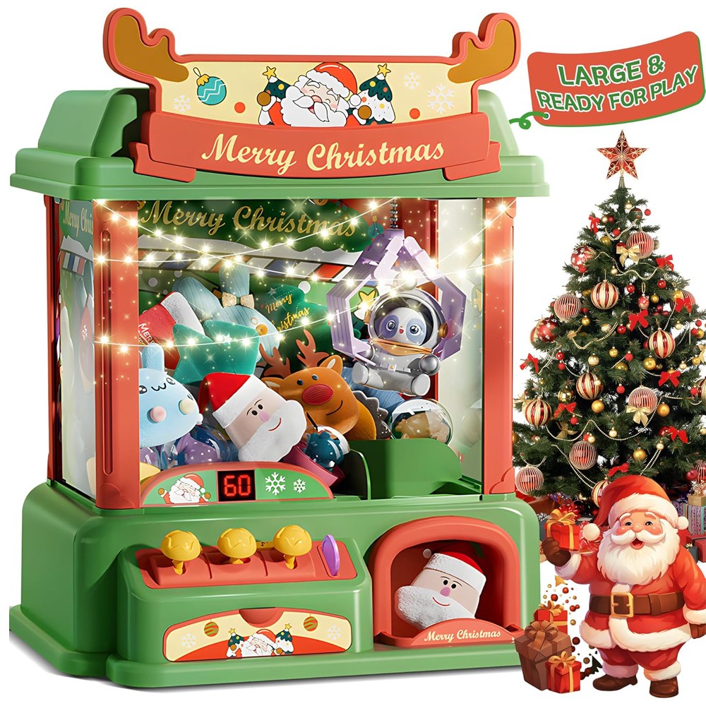 子供のためのクリスマスの爪のマシン,ミニ自動販売機,キャンデ - Arcade Vending & Laundry のレビューと価格