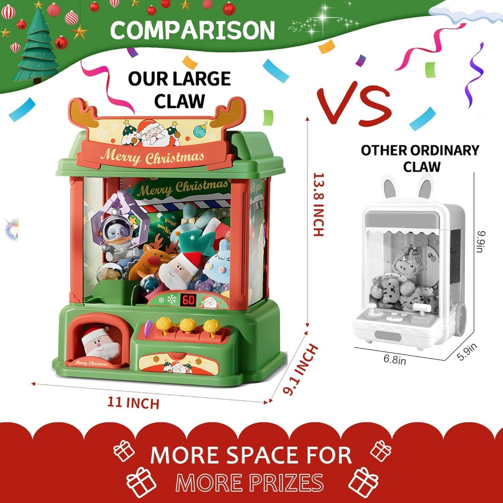 子供のためのクリスマスの爪のマシン,ミニ自動販売機,キャンデ - Arcade Vending & Laundry のレビューと価格