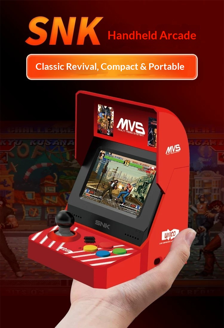 UNICO MVSミニアーケードコンソール（内蔵スクリーン付 - Arcade Vibes のレビューと価格