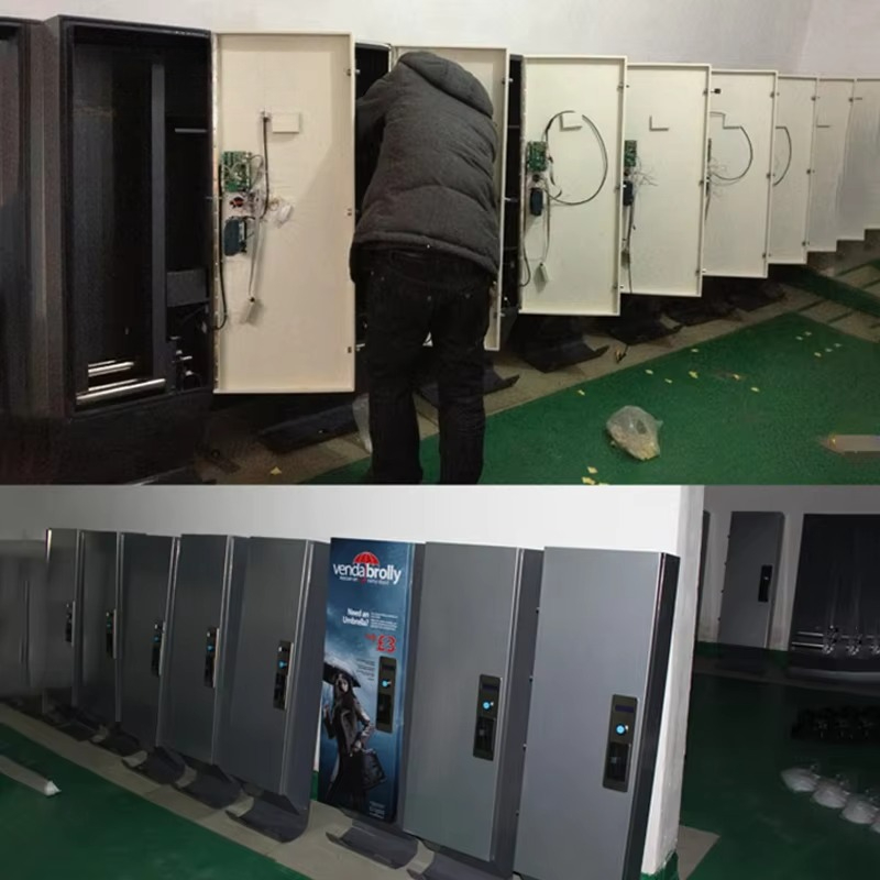ホテルや空港のコイン・紙幣対応傘の自動販売機 - Bill Acceptor Vending のレビューと価格