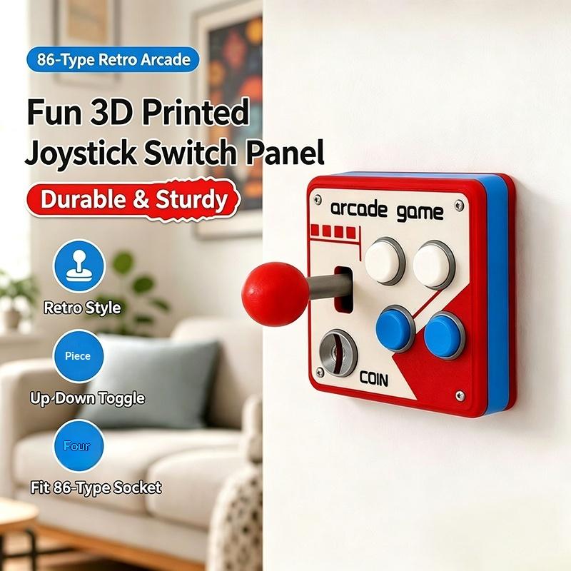 3Dプリントパネルソケットコントロールデコレーションギフトお - Arcade Vibes のレビューと価格