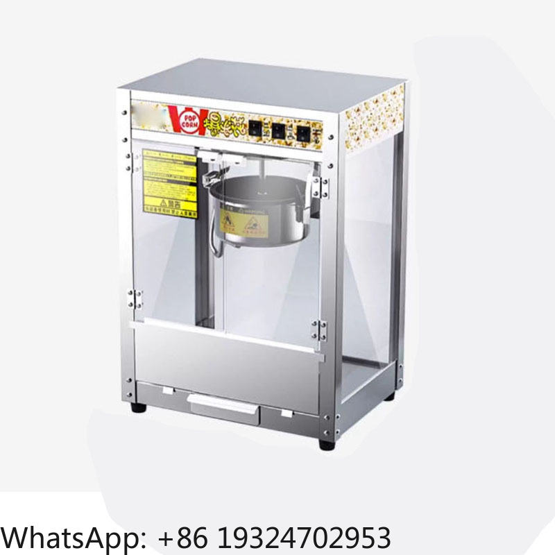 全自動業務用ポップコーンマシン 220/110V ステンレス - Commercial Vending Machine のレビューと価格