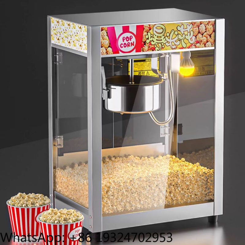 全自動業務用ポップコーンマシン 220/110V ステンレス - Commercial Vending Machine のレビューと価格