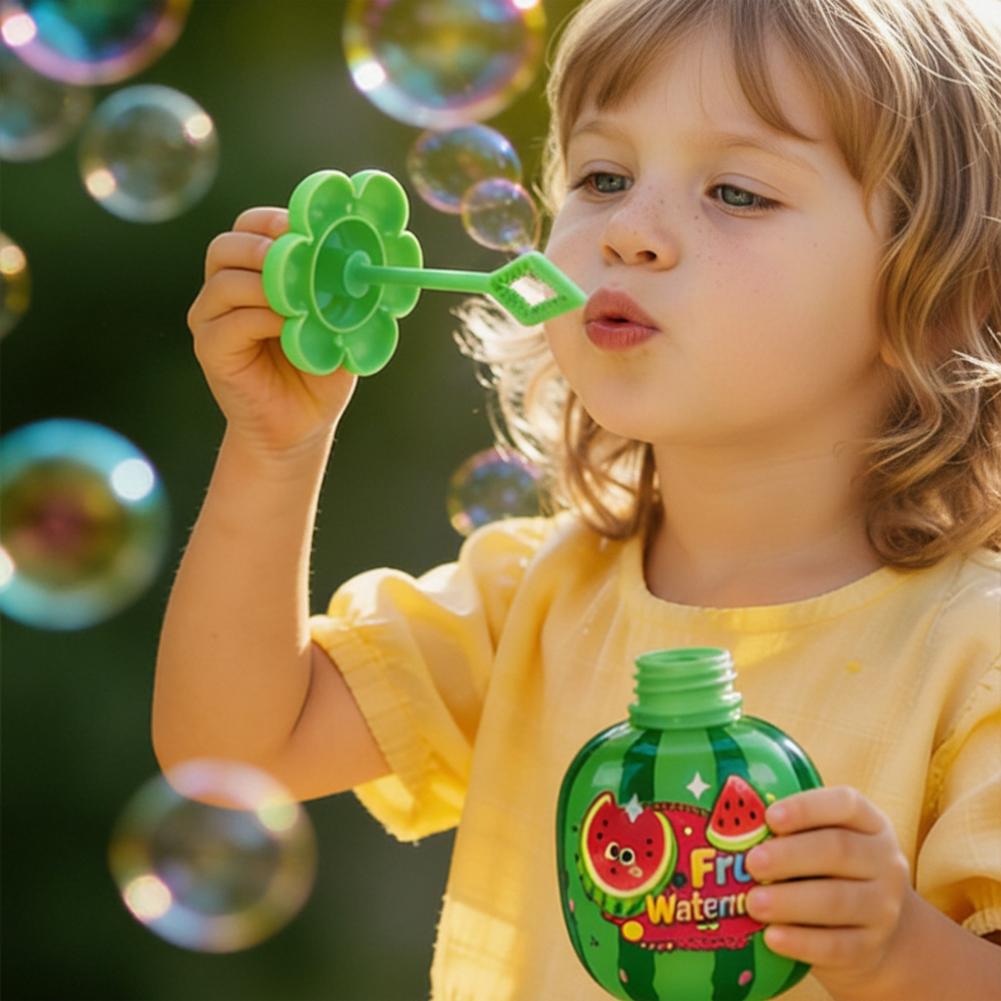 新しいバブルボトルおもちゃ、石鹸泡をこぼさずに逆さにした状態 - Bubble Gum Machine のレビューと価格