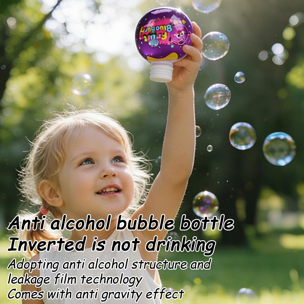 新しいバブルボトルおもちゃ、石鹸泡をこぼさずに逆さにした状態 - Bubble Gum Machine のレビューと価格