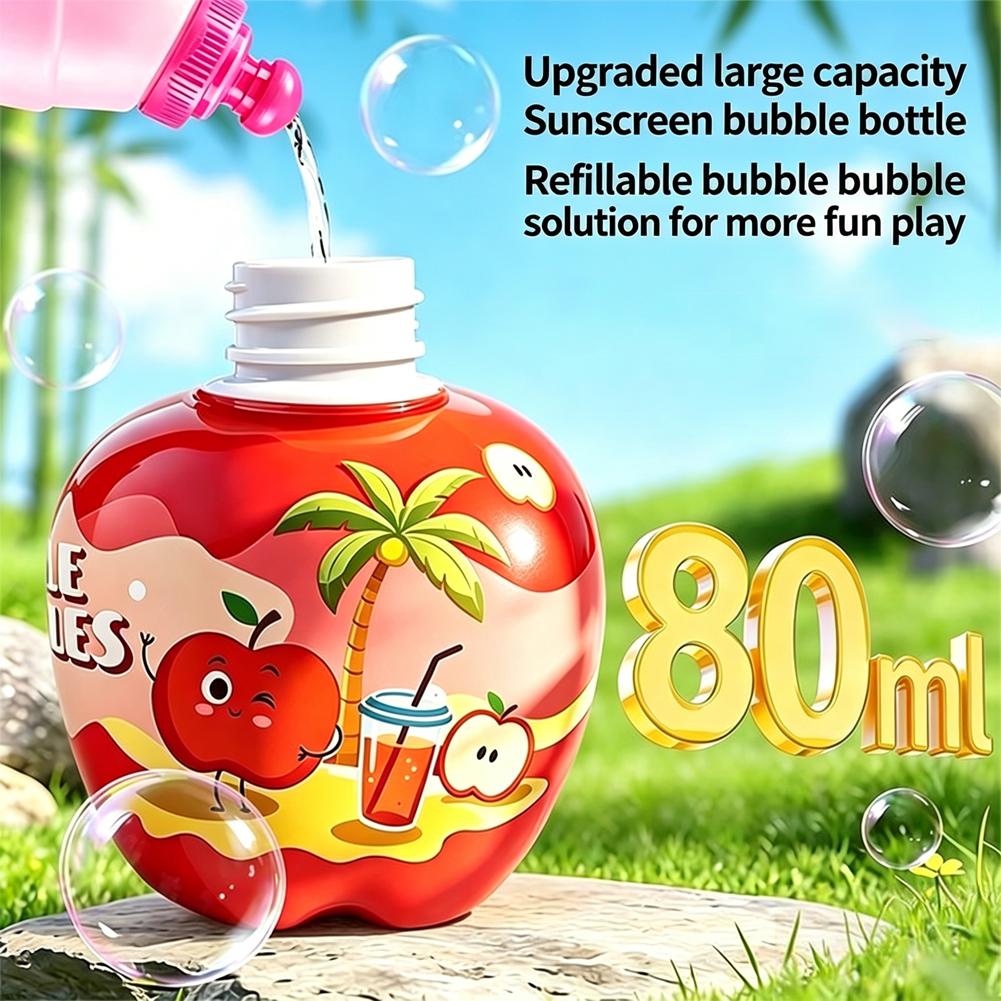新しいバブルボトルおもちゃ、石鹸泡をこぼさずに逆さにした状態 - Bubble Gum Machine のレビューと価格