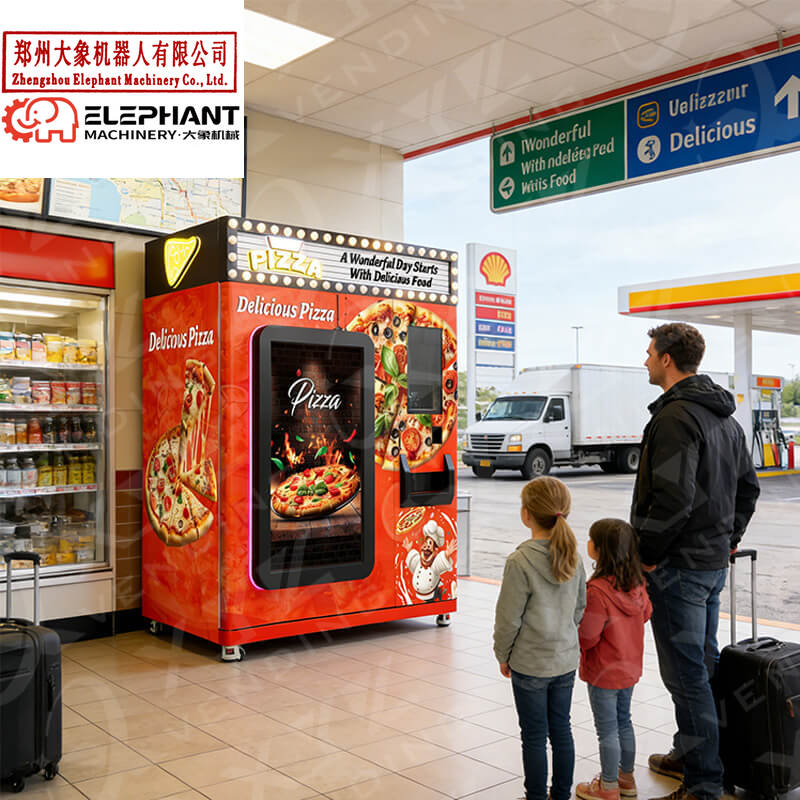 カスタマイズ可能な屋内業務用スマートセルフ加熱冷凍ホットフー - Commercial Vending Machine のレビューと価格
